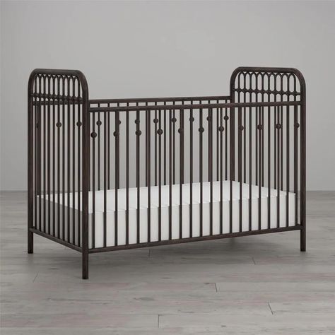 Little Seeds Monarch Hill Ivy Metal Crib - N/A - On Sale - Bed Bath & Beyond - 17001770 Metal Crib, Adjustable Mattress, Mattress Support, Crib Mattress, Baby Furniture, Traditional Design, Furniture Shop, Cribs, Modern Contemporary