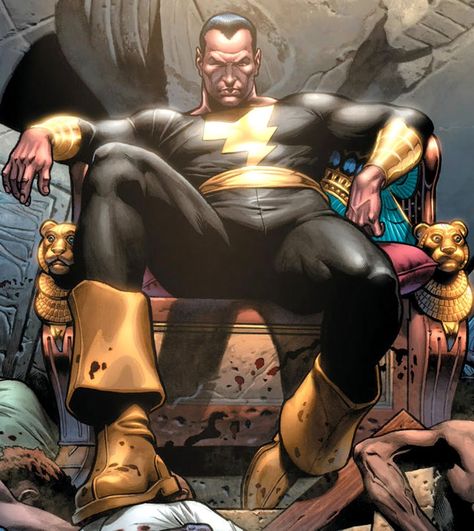 Teth-Adam/O Adão Negro. Black Adam Comics, Shazam Dc Comics, Shazam Movie, Adams Movie, Comic Book Villains, Dc Comics Wallpaper, Black Adam, Comic Villains, Dc Villains