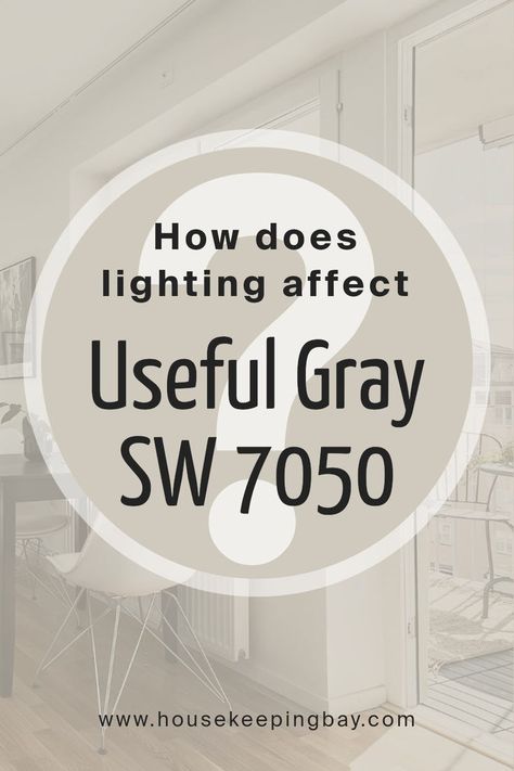 How Does Lighting Affect Useful Gray SW 7050 by Sherwin Williams? Repurpose Gray Sherwin Williams, Vessel Sherwin Williams, Sherwin Williams Useful Gray, Useful Grey Paint Sherwin Williams, Useful Gray Sherwin Williams, Gray Paint Colors Sherwin Williams, Grey Lighting, Sherwin Williams Gray, Light Grey Walls