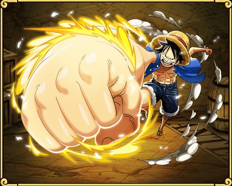 Monkey D. Luffy Gear Third | One Piece Treasure Cruise Wiki | FANDOM powered by Wikia Luffy 3rd Gear, Gear 3 Luffy, Luffy Gear 3, Bonney One Piece, Edward Newgate, Anime D, Tony Tony Chopper, Wallpapers Cartoon, Gear 3