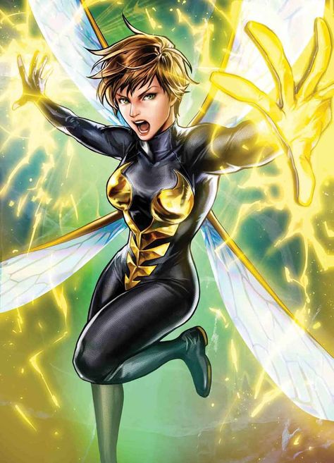 THE UNSTOPPABLE WASP #7 Vespa Marvel, Wasp Marvel, Marvel Wasp, Janet Van Dyne, Marvel Comic Universe, Marvel Comic Books, Marvel Entertainment, Comics Girls, Marvel Comics Art