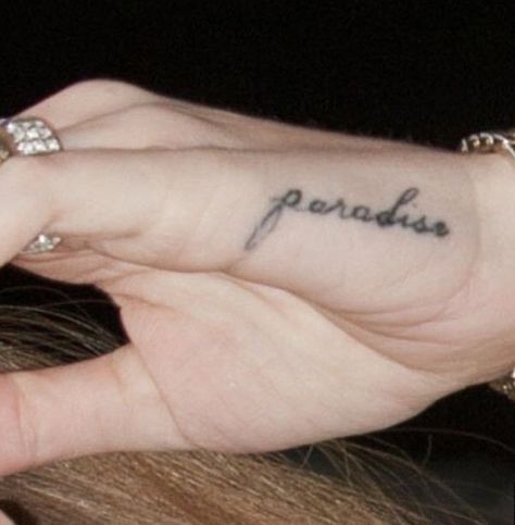 Ldr Tattoo, Lana Del Rey Tattoos, Paradise Tattoo, Cursive Tattoos, Tattoo Font, Classy Tattoos, Discreet Tattoos, Dainty Tattoos, Dream Tattoos