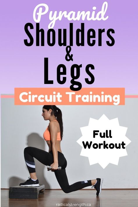 Shoulder And Legs Workout For Women, Circuit Stations Workout, Gym Cardio Workouts Fat Burning, Side Glutes, Exercise At The Gym, Women Strength Training, Gym For Women, Pyramid Workout, At Home Cardio