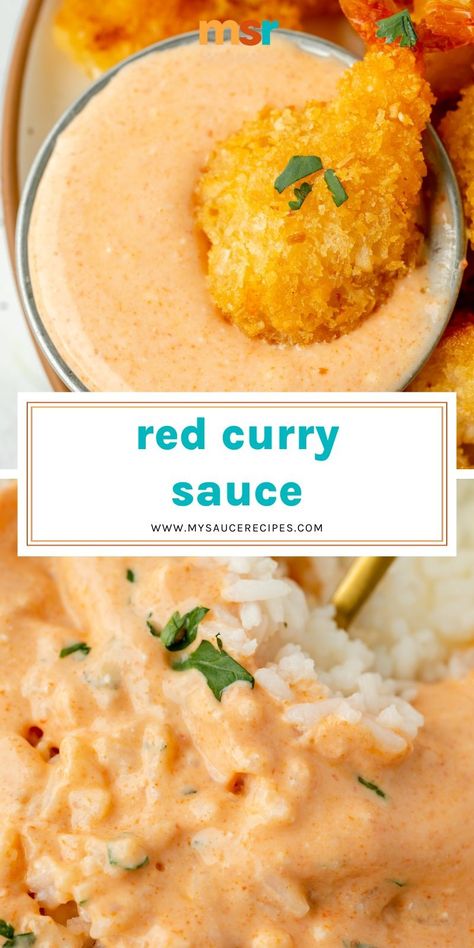 Slightly sweet, with a touch of heat, this red curry sauce takes mere minutes to make but is sure to elevate any dish you serve it with. Curry Sauce Recipe Easy, Red Curry Sauce Recipe, Curry Sauce Recipe, Chamoy Sauce, Dill Sauce For Salmon, Red Curry Sauce, Homemade Chocolate Truffles, Grilled Carrots, Dessert Truffles