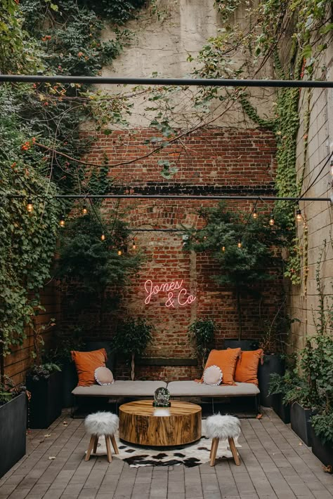 Gallery | Dobbin St | Event Venue Brooklyn Small Outdoor Event Space, Rustic Event Space, Small Venue Space Design, Intimate Event Space, Small Event Space, Outdoor Event Space, Industrial Event Space Design, Loft Event Space, Small Event Venue Design