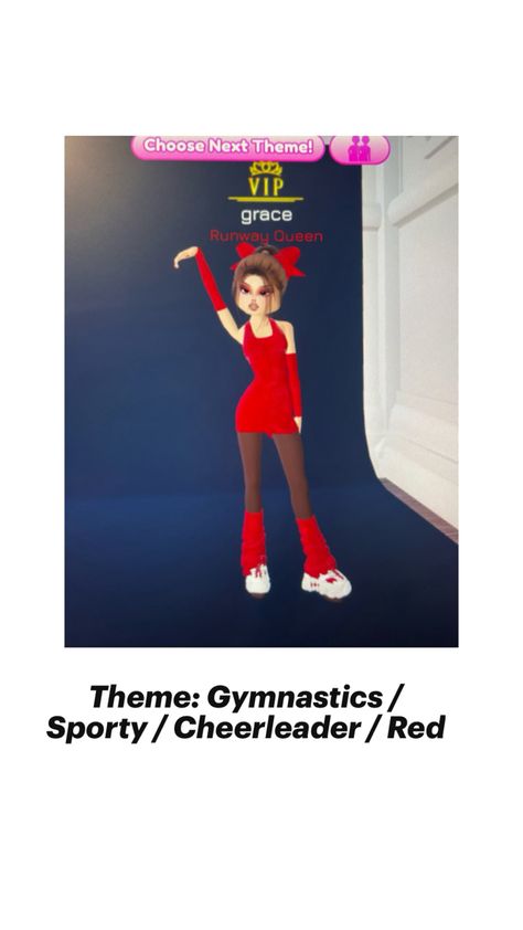 Red dress to impress outfit - Dress to impress gymnast - red - sporty - gymnastics dti outfit - outfit inspo dti - sporty outfit dress to impress 💋🌹 Gymnastics Dress To Impress Outfit, Dress To Impress Gymnastics, Gymnastics Dress, Sporty Outfit, Theme Dress, Outfit Dress, Sporty Outfits, Gymnast, Gymnastics