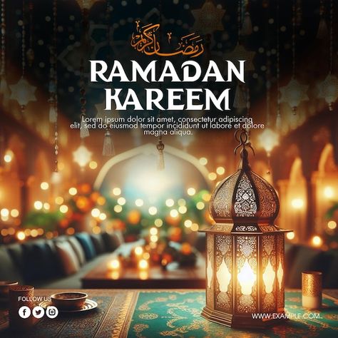 Ramadan Campaign Ideas, Ramadan Mubarak Post, Ramadan Greetings, Social Post, Ramadan Mubarak, Ramadan Kareem, Media Design, Social Media Design, Social Media Post