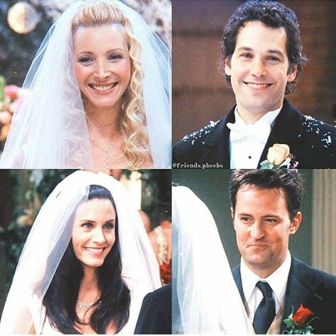 Phoebe And Mike, Phoebe Wedding, Monica Chandler, Tv Weddings, Monica And Chandler, Friends Episodes, Friends Cast, Ross Geller, Friends Tv Series