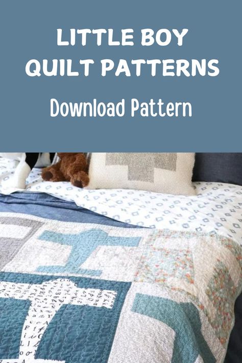 Little Boy Quilt patterns Baby Boy Quilts Patterns Free, Baby Quilt Patterns Easy Boy, Baby Boy Quilt Patterns Free, Baby Quilt Patterns Easy Free Simple, Baby Boy Quilt Ideas, Baby Boy Quilts Ideas Free Pattern, Little Boys Bedroom Decor, Baby Quilt Patterns Free