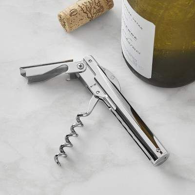 All-Clad Stainless Steel Waiters Corkscrew Wine Opener Make Your Own Wine, Clad Home, Wine Corkscrew, Wine Aerator, Beer Opener, Stainless Steel Cleaning, Wine Opener, Kitchen Tool, Steel Design