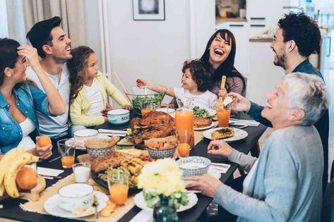 Trivia and other fun questions to help you spend some quality time with friends and family for Thanksgiving. Thanksgiving Lunch, Thanksgiving Jokes, Thanksgiving Potluck, Thanksgiving Facts, Would You Rather Questions, Thanksgiving Stuffing, Christmas Lunch, Thanksgiving Dishes, Family Eating