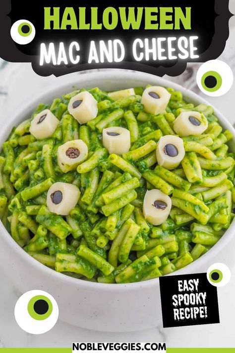 If you're looking for an eerie twist on a classic comfort food, you're in for a treat today. This Halloween Mac and Cheese recipe is the perfect meal to give you a frightfully good time and it's a fun way to have an easy dinner. Halloween Mac And Cheese Ideas, Spooky Side Dishes Halloween Foods, Halloween Mac And Cheese, Monster Slime, Spooky Dinner, Easy Mac N Cheese, Season Recipes, Halloween Foods, Dinner Box