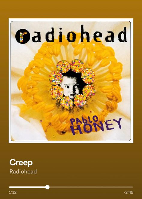 Radiohead Pablo Honey, Radiohead Poster, Radiohead Albums, Creep Radiohead, Pablo Honey, Colin Greenwood, Musica Spotify, Radio Head, Google Play Music