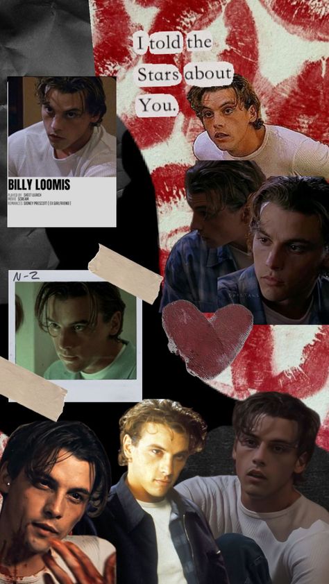 #billyloomis #scream1996 #scream #billyloomis Skeet Ulrich Scream Wallpaper, Ghostface Wallpaper Aesthetic, Billy Loomis Hot, Scarie Movie, Carrie Movie, Billy Loomis, Skeet Ulrich, Ghostface Scream, Scream 6