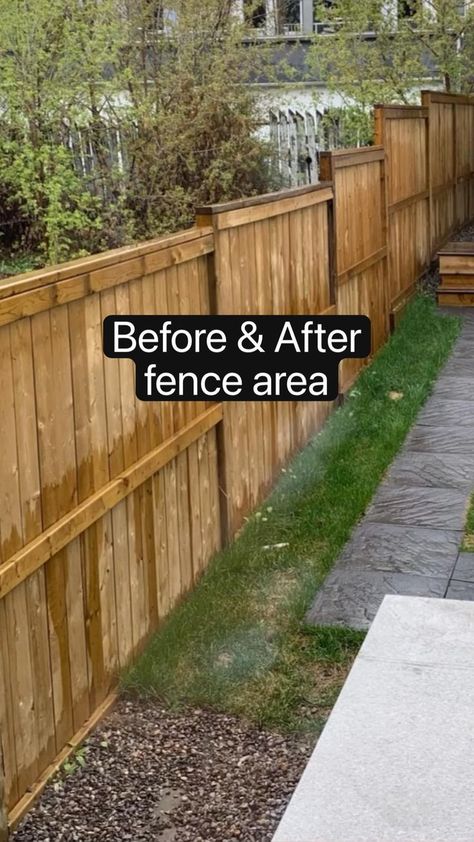 Before & After fence area | Side yard landscaping, Backyard landscaping designs, Backyard fences Yard Ideas Backyard, Side Yard Landscaping, Bloxburg Modern, Exterior Bloxburg, Paint Modern, Fence Landscaping, Backyard Garden Design, Backyard Fences, Small Backyard Patio