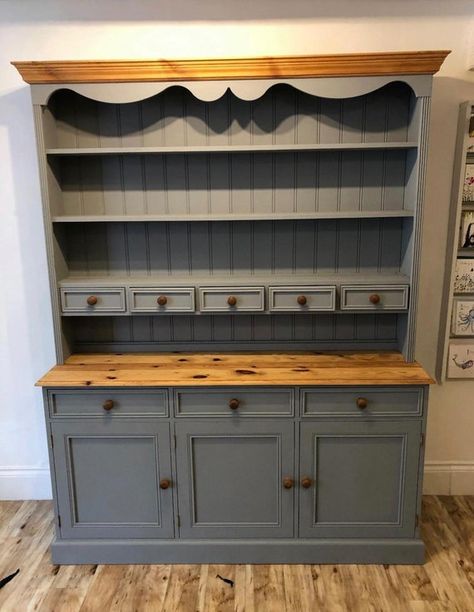 Antique Welsh Dresser, Tall Chest Of Drawers, Pine Dresser, Victorian Floor, Welsh Dresser, Hall Stand, Dressing Table Desk, Beautiful Dresser, Set Of Drawers