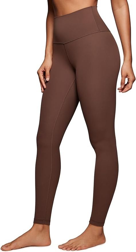 Amazon.com: CRZ YOGA Butterluxe High Waisted Lounge Legging 28'' - Workout Leggings for Women Buttery Soft Yoga Pants Coffee Brown Small : Clothing, Shoes & Jewelry Brown Lululemon Leggings, Brown Lululemon, Soft Yoga, Crz Yoga, Leggings For Women, Brown Top, Lululemon Leggings, Workout Leggings, Yoga Pants