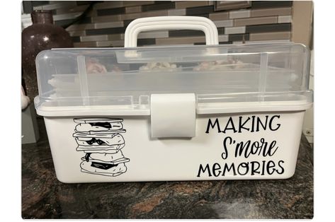 Smores Caddy, S'mores Box, Smores Kit, Smores Kits, Dance Recital Gifts, House Elements, Dancer Gift, Diy Gift Baskets, Fishing Tackle Box