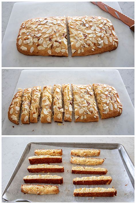 How to Cut Low Carb Almond Biscotti Keto Almond Biscotti Recipe, Keto Biscotti Recipe Easy, Keto Biscotti Almond Flour, Keto Biscotti Recipe, Low Carb Biscotti, Healthy Biscotti, Keto Biscotti, Low Sugar Dinners, Almond Biscotti Recipe