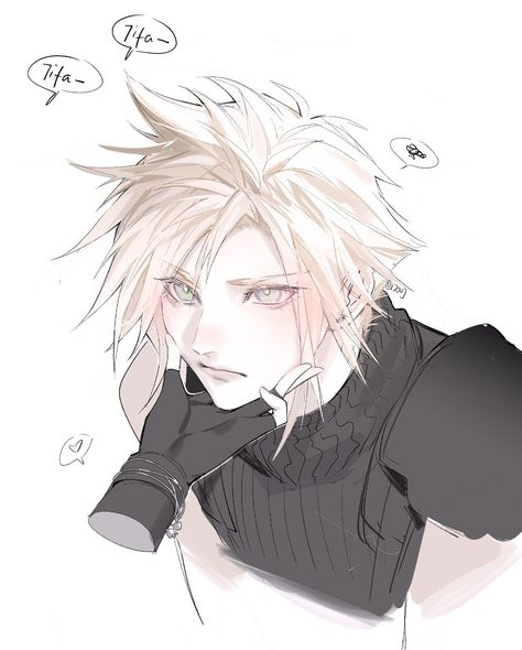 (1) DUOJ on X: "#FFVIIRebirth Cloud is so loud💞 https://t.co/qHSHuftM4V" / X Final Fantasy Sephiroth X Cloud, Cloud Ff7 Fan Art, Cloud Strife Cute, Cloud Final Fantasy Art, Cloud Strife Advent Children, Cloud X Sephiroth, Cloud Fanart, Cloud Strife Fanart, Cloud Strife Art