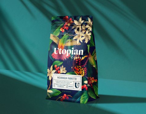 Pouch Packaging Design, Coffee Packaging Design, Coffee Bag Design, Growing Coffee, Coffee Pouch, Pavement Design, Craft Coffee, Coffee World, Coffee Flower