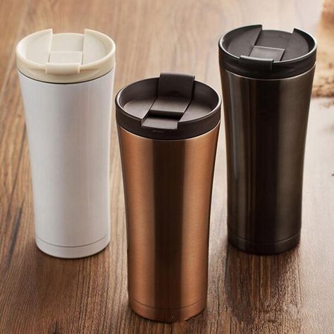 Hot Sale Double Wall Stainless Steel Coffee Thermos Cups Mugs Thermal Bottle 500 ml Thermocup Fashion Tumbler Vacuum Flask Thermos Mug, Trendy Water Bottles, Steel Thermos, Coffee Thermos, Flask Bottle, Stainless Steel Coffee Mugs, Thermal Bottle, Stainless Steel Thermos, Thermos Cup