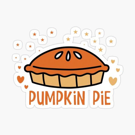 Pumpkin Pie Clipart, Fall Sticker Ideas, Pumpkin Pie Drawing, Pumpkin Pie Art, Turkey Stickers, Pie Sticker, Pie Drawing, Pie Images, Fall Cookies