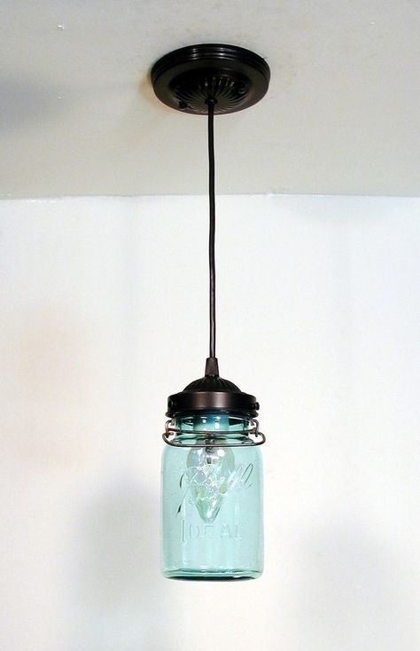 Pendant Light Farmhouse, Jar Hanging, Mason Jar Pendant Light, Farmhouse Wall Lighting, Milk Glass Pendant Light, Mason Jar Light Fixture, Glass Light Fixtures, Jar Chandelier, Vintage Mason Jars