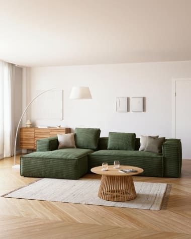 Sofa Arrangement, Minimalist Living Room Decor, Green Couch, Corner Sofa Set, Beautiful Sofas, Home Design Living Room, Living Room Green, Kave Home, Living Room Inspo