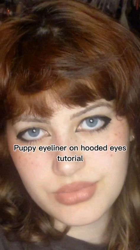 puppy eyeliner <3 in 2022 | Makeup tutorial, Grunge makeup, Eye makeup Makeup Tutorial Grunge, Puppy Eyeliner, 2022 Makeup, Swag Makeup, Hooded Eye Makeup, Dope Makeup, Edgy Makeup, Makeup Makeover, Makeup Looks Tutorial