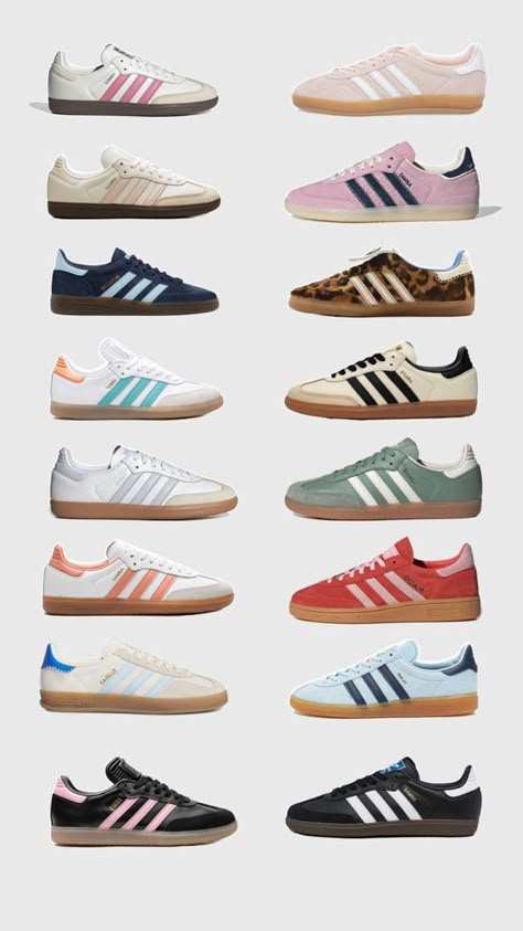 Addias Shoes, Adidas Sambas, Trendy Shoes Sneakers, Shoes Cute, Shoes Outfit Fashion, Shoe Wishlist, Adidas Shoes Women, Shoe Inspo, Swag Shoes