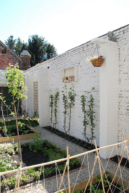 Bee Garden Design, Solitary Bee House, Keeping Bees, Kitchen Gardens, Bee House, Potager Garden, Modern Garden Design, Magic Garden, Edible Landscaping