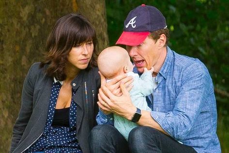 Sophie, Kit and Ben Benedict Cumberbatch Sophie Hunter, Benny And The Jets, Sophie Hunter, Sherlock Holmes Benedict, Benedict And Martin, Benedict Sherlock, Jim Moriarty, Sherlock Quotes, He Is Perfect