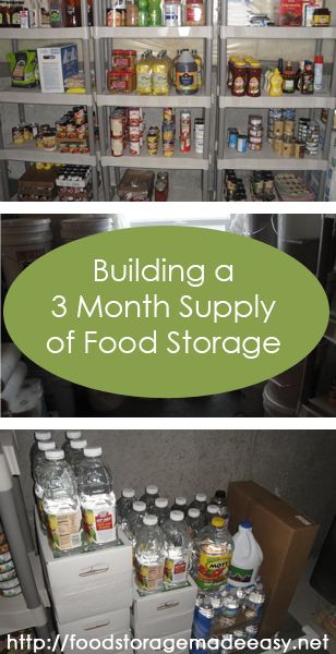 3 Month Food Storage Plan, 3 Month Food Supply List, 3 Month Emergency Food Supply List, Survival Food Storage, Emergency Preparedness Food, Emergency Prepardness, Emergency Food Storage, Emergency Food Supply, Long Term Food Storage