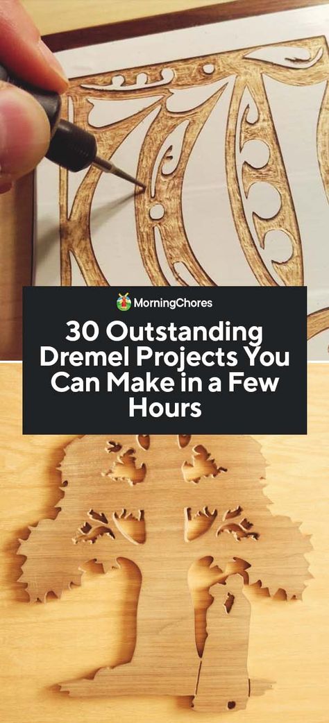 30 Outstanding Dremel Projects You Can Make in a Few Hours Dremel Werkzeugprojekte, Sculpture Dremel, Dremel Tool Projects, Dremel Crafts, Dremel Carving, Dremel Projects, Wood Crafting Tools, Dremel Tool, Dremel Wood Carving