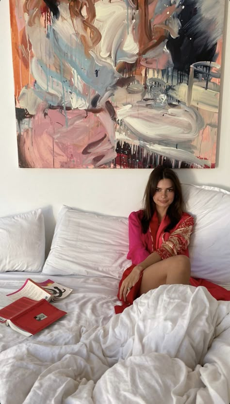 My Digital Diary, Emily Ratajkowski, Digital Diary, Pics Art, Bedroom Bed, Of Ideas, Dream Home Design, Art Paint, Abstract Art Painting