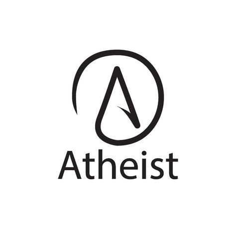 Atheist Symbol Tattoo, Atheist Tattoo Ideas, Atheist Aesthetic, Atheist Tattoo, Atheist Symbol, Symbols And Meanings, Free Thinker, Dark Beauty, Art Project