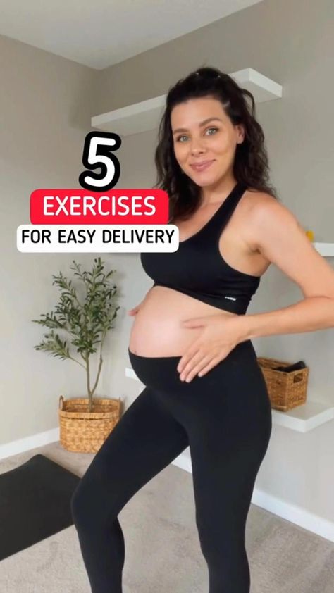 Normal Delivery Exercise, Pregnancy Workout 3rd Trimester, Pregnancy Excercise, Pre Pregnancy Workout, Pregnancy Yoga Ball, Exercises For Pregnant Women, Best Pregnancy Workouts, 3rd Trimester Pregnancy, Pregnancy Stretches