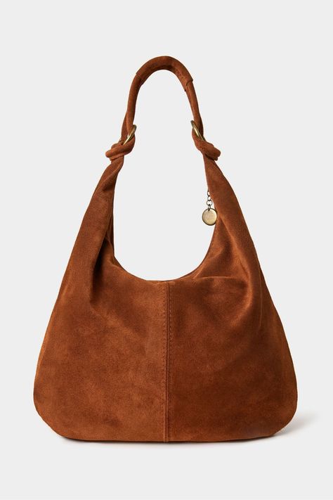 Suede Hobo Bag, Slouch Bag, Suede Handbag, Slouch Bags, Fall Bags, Suede Bag, Suede Handbags, Hobo Style, Joe Browns