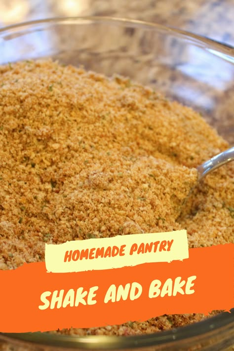 Shake And Bake Recipe, Shake And Bake Pork, Homemade Shake And Bake, Shake N Bake Chicken, Air Fryer Pork, Shake And Bake, Homemade Dry Mixes, Air Fryer Pork Chops, Homemade Spice Mix