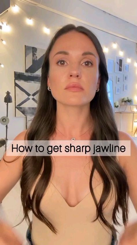 fit_faces on Instagram: Comment under this video to get 7 days free trial in my Face Yoga App👇 ⠀ #faceyoga #facialmassage #facialexercise #antiaging How To Get Long Face Exercise, Perfect Jawline Exercises, How To Get Perfect Jawline Women, Perfect Jawline Women Exercise, Massage For Jawline, How To Get A Good Jawline, How To Get Jawline Women, Jawline Exercise Women, Face Exercises For Jawline