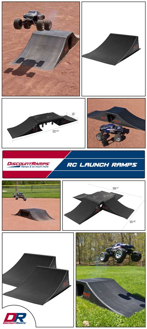 Instantly add jumping and launch areas to any existing RC course! Residential or Commercial RC Ramps for Nitro, Gas Powered, and Electric RC cars. Rc Car Track Ideas, Rc Truck Storage Ideas, Rc Car Track Diy, Rc Car Storage Ideas, Rc Trucks For Sale, Rc Car Track, Rc Cars For Sale, Diy Cars, Diy Electric Car