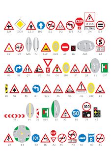 Example K53 learner's test with answers K53 Learners Test, Driving Signs, Road Safety Signs, Safety Signs And Symbols, Learners Licence, Driving Theory Test, Road Traffic Signs, Licence Test, Driving Instructions