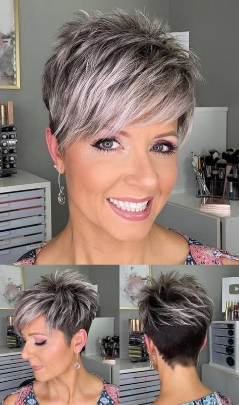 13 Trending Short Pixie Haircuts To Try Right Now Short Hair Cuts With Bangs, Short Pixie Haircuts For Women, Sassy Short Hair, Short Hair Cuts Styles, School Hairstyles For Short Hair, Hair Cuts With Bangs, Cool Haircuts For Women, Short Hairstyles Women, Haircuts To Try