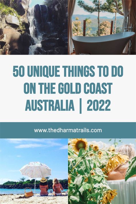 Going on a vacation to the sunny Gold Coast Australia? Whether you want to go on a sunset sailing cruise, snorkel and kayak around islands, visit waterfalls and more, this list of 50 things to do in the Gold Coast has got you covered! #burleighheads #visitqueensland #goldcoast #surfersparadise Gold Coast Things To Do, Queensland Holiday, Australia Holiday, Sunset Sailing, Gold Cost, Australian Road Trip, Sailing Cruises, Oceania Travel, Gold Coast Australia