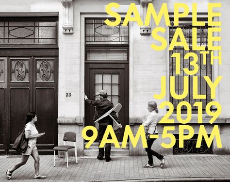 Sample Sale Design, Sale Email Design Inspiration, Sale Layout Design, Sample Sale Poster, Sale Design Graphics Ideas, Furniture Sale Poster, Sale Graphic Design, Sale Poster Design, Sale Graphic