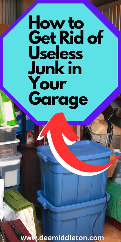 We've all been there – the garage, once a haven for your car or a workshop for your hobbies, has slowly transformed into a dumping ground for all sorts of useless items. Over time, it can become overwhelming, making it difficult to find what you need or even park your car. If you're ready to reclaim your garage and turn it into a functional and organized space, this blog post will guide you through the process of getting rid of useless junk in your garage. Let's get started! Clean Out Garage, Garage Cleaning Tips, Organizing The Garage, How To Organize Your Garage, Garage Clean Out Tips, Decluttering Garage, How To Organize Garage, Garage Organizing Ideas, Garage Declutter