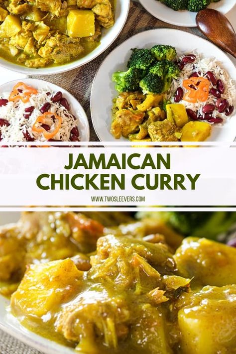 Use your Instant Pot or pressure cooker to make this amazing recipe for Jamaican Chicken Curry. Spicy, authentic, and finished in just 20 minutes! Caribbean Instant Pot Recipes, Instant Pot Jamaican Curry Chicken, Pressure Cooker Curry Chicken, Slow Cooker Jamaican Curry Chicken, Jamaican Chicken Curry, Jamaican Spices, Instant Pot Curry Chicken, December Dinners, Curry Jamaican