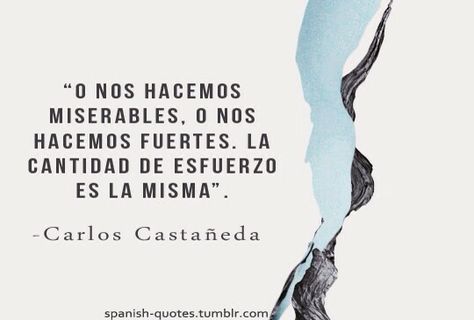 Carlos Castaneda, Don Juan, Spanish Quotes, Quotes About Strength, In Spanish, Rwby, Affirmations, Coaching, Life Quotes