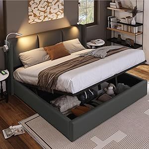 Storage Bed, Single Bed, Double Beds, Reading Light, Headboards For Beds, Bed